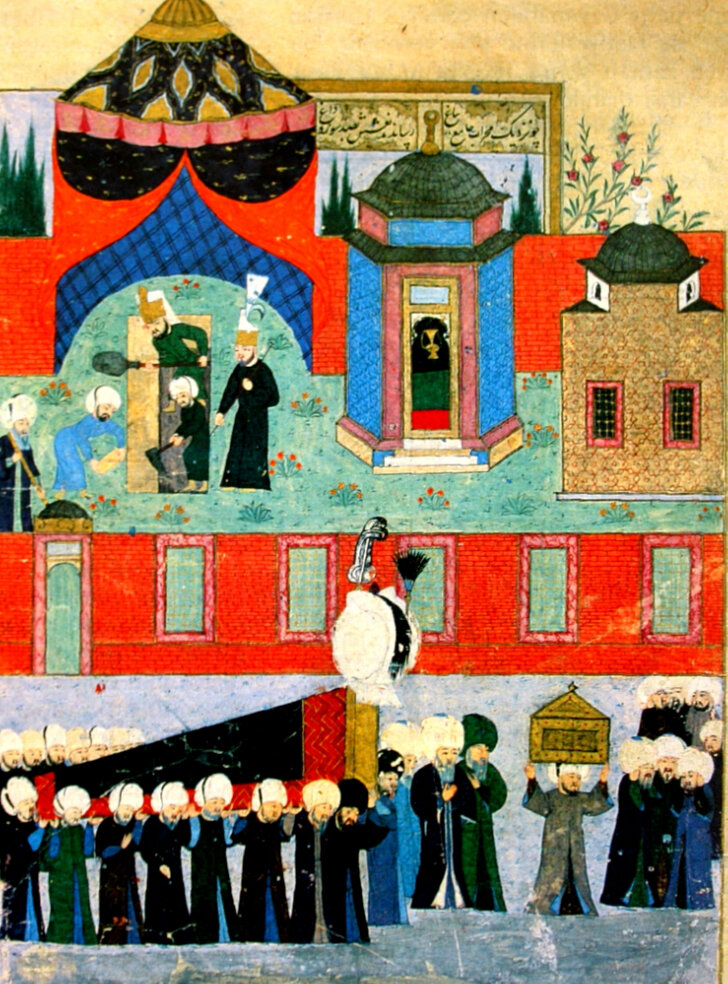 Похороны султана Сулеймана