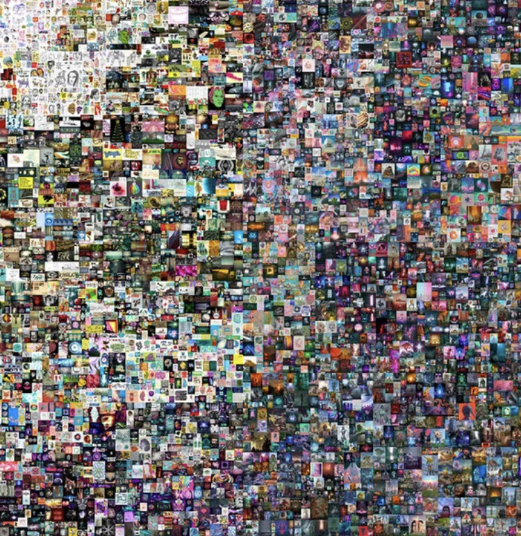 NFT-Картина «Первые пять тысяч дней» ценой 69 000 000 долларов.