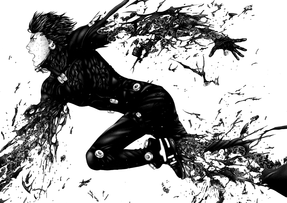 Кадр из манги "Ганц"