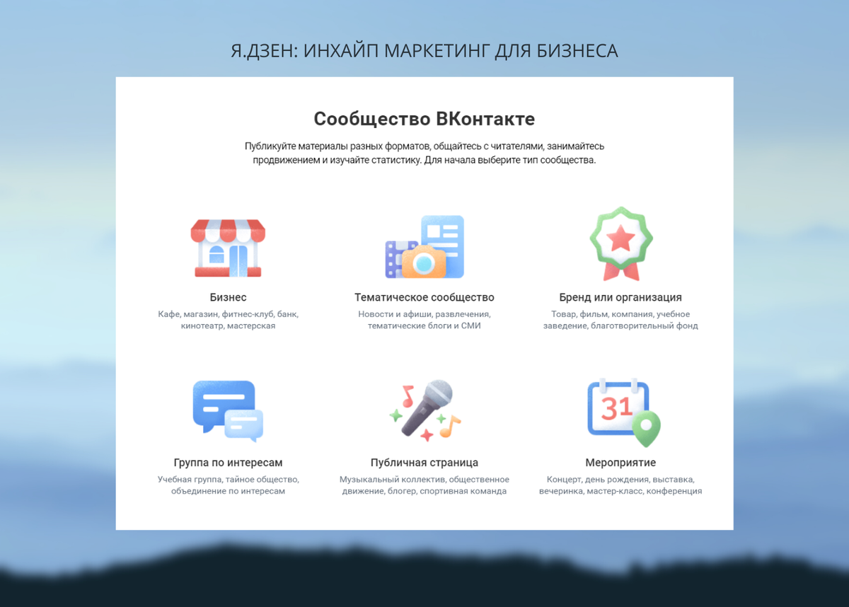 Как создать эффективную группу ВКонтакте для бизнеса - Инхайп Маркетинг для бизнеса