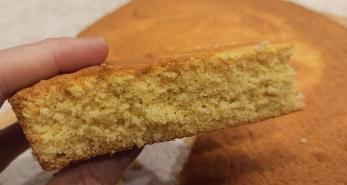 Кукурузный бисквит
