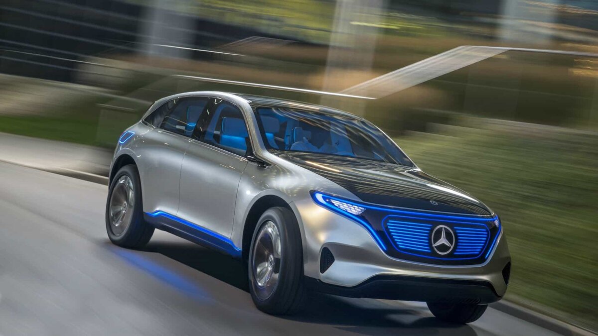 Mercedes Benz электромобиль 2020