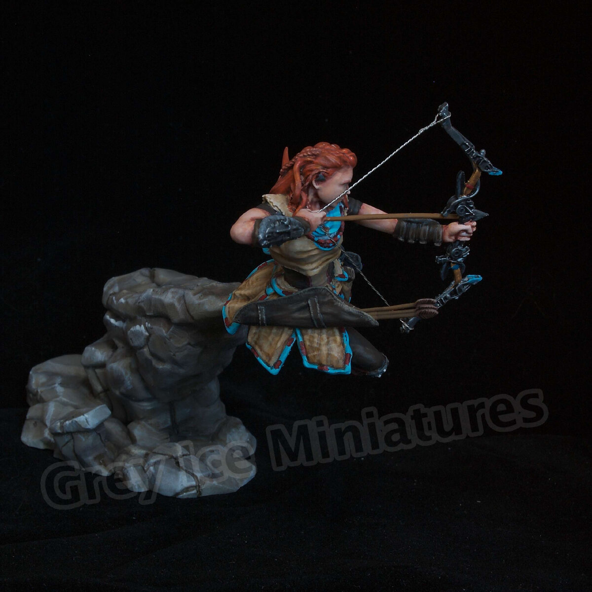 Фигурка Yufan Models 75mm Элой из Horizon | 3D печать, фигурки и модели:  Grey Ice Miniatures | Дзен