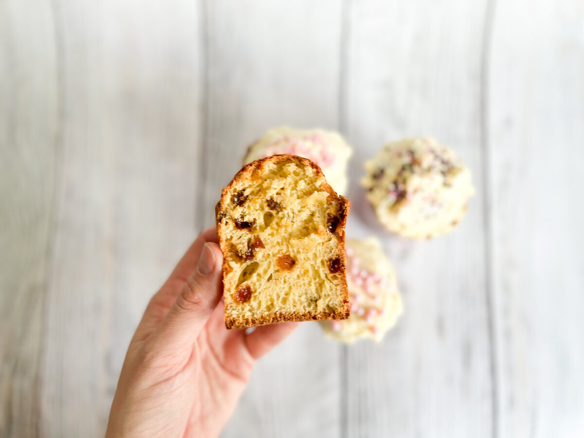 Творожный кулич