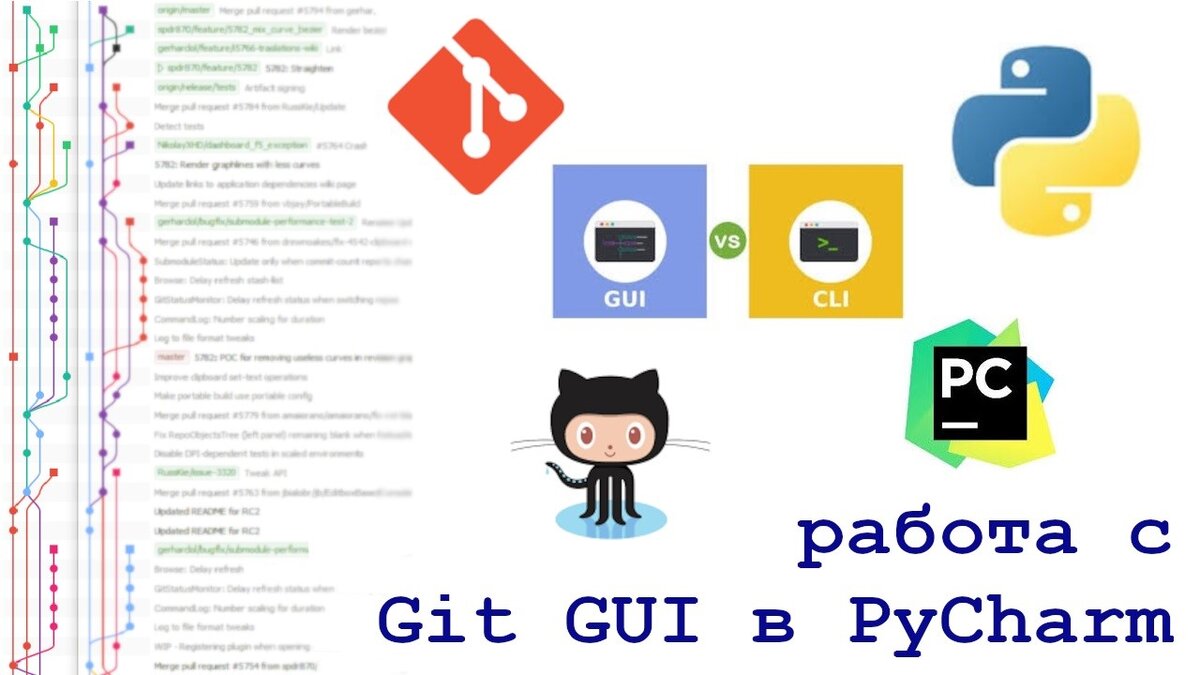 Использование Git в IDE PyCharm без CLI | NTA | Дзен