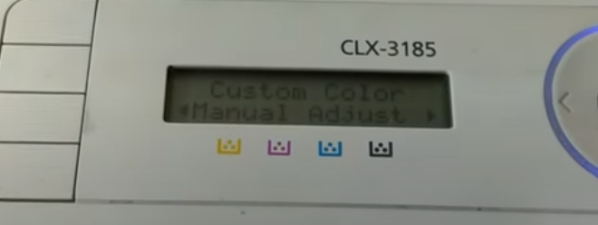 Копия, сделанная до настройки принтера