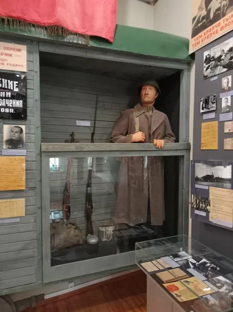 экспозиция музея 1940-45 года