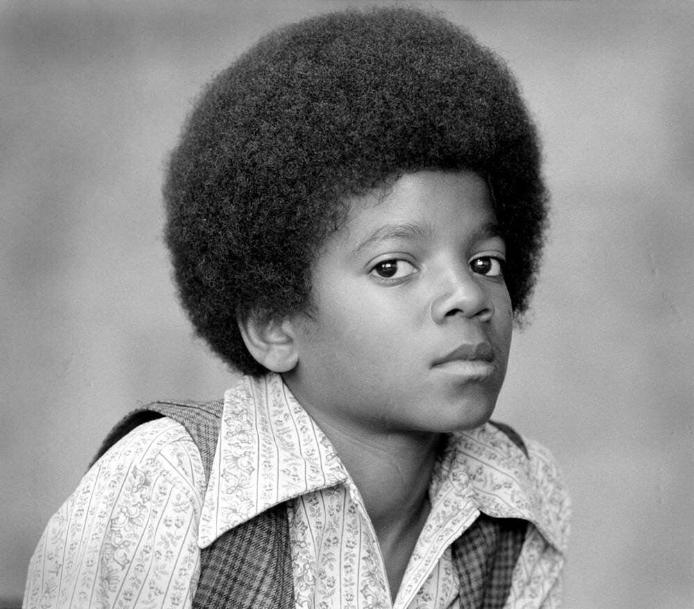 Michael Jackson as a kid.