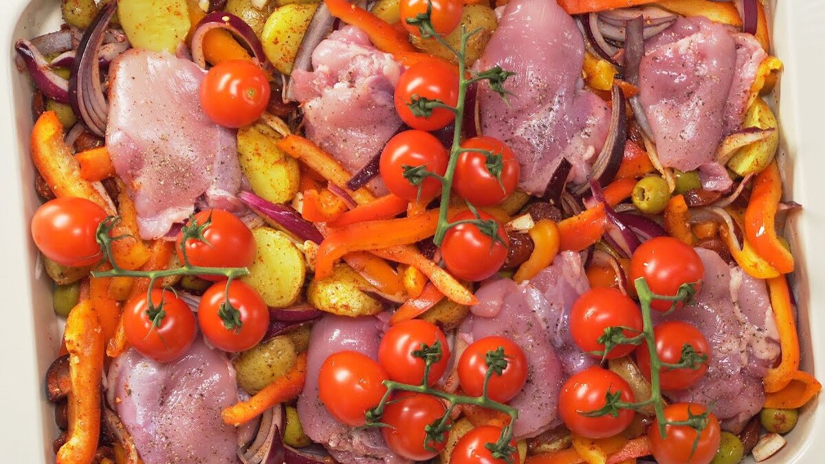 Чоризо-рагу с курицей. Фото Всегда Вкусно!