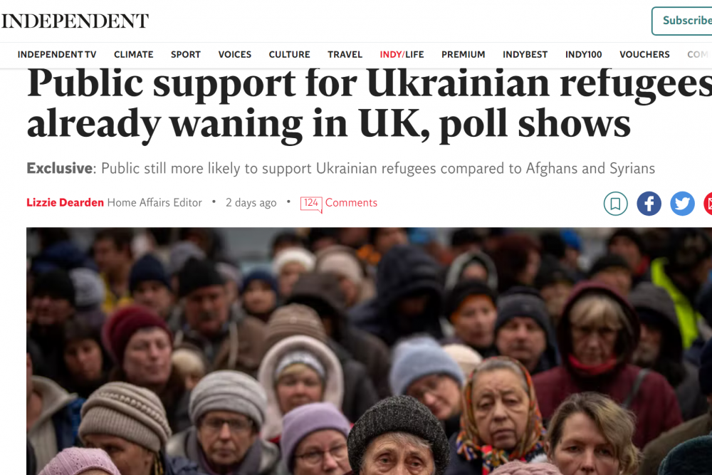    Скриншот с сайта газеты Independent.