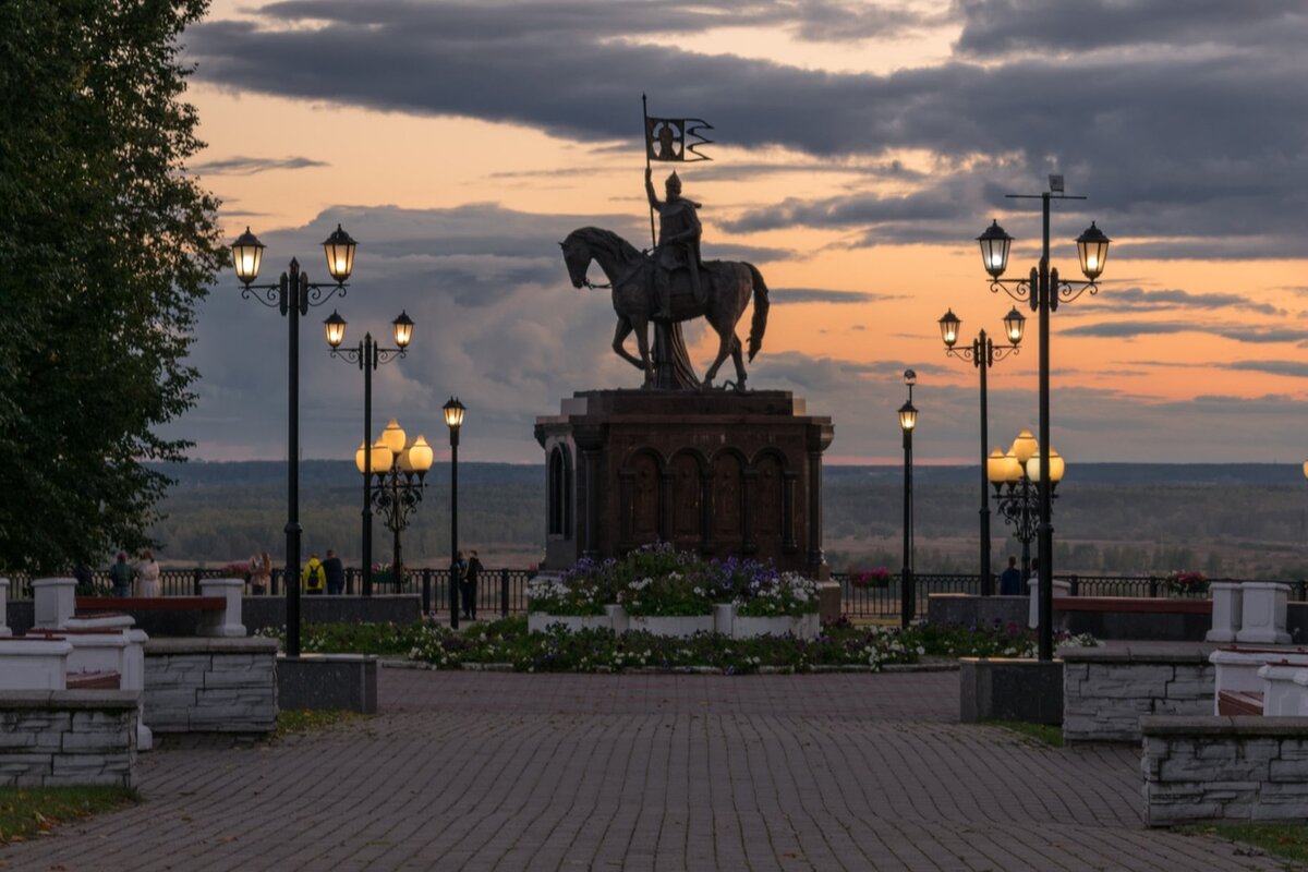 набережная в городе владимир