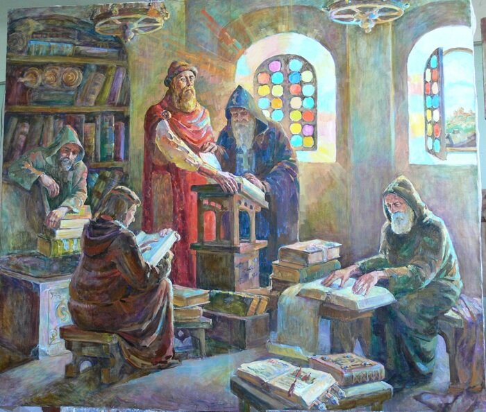 О. Гальчинська. Библиотека Ярослава Мудрого. Источник: информа.рус