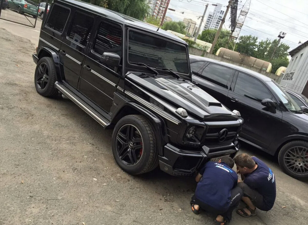 G63 AMG С кенгурятником