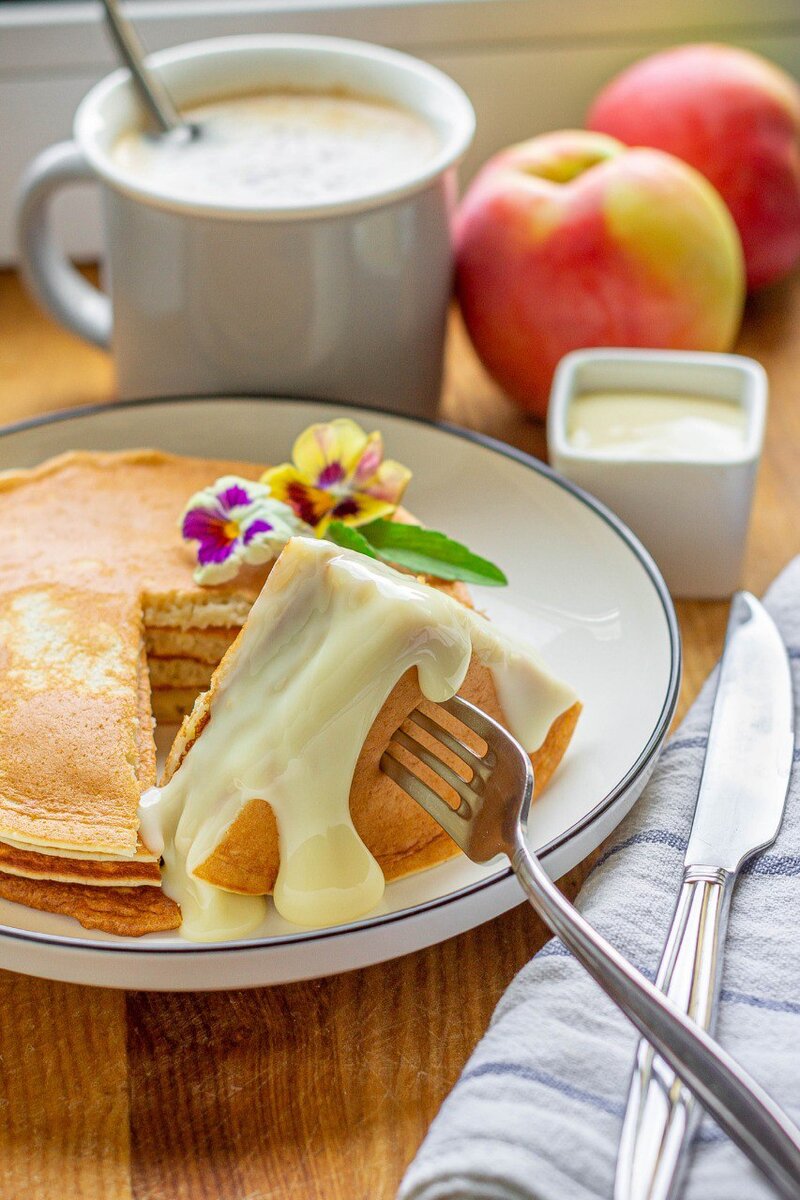 Невероятно вкусные яблочные панкейки