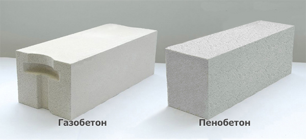 Газобетон и пенобетон