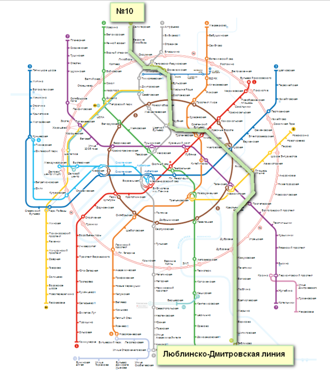 Карта метро москва метро дмитровская