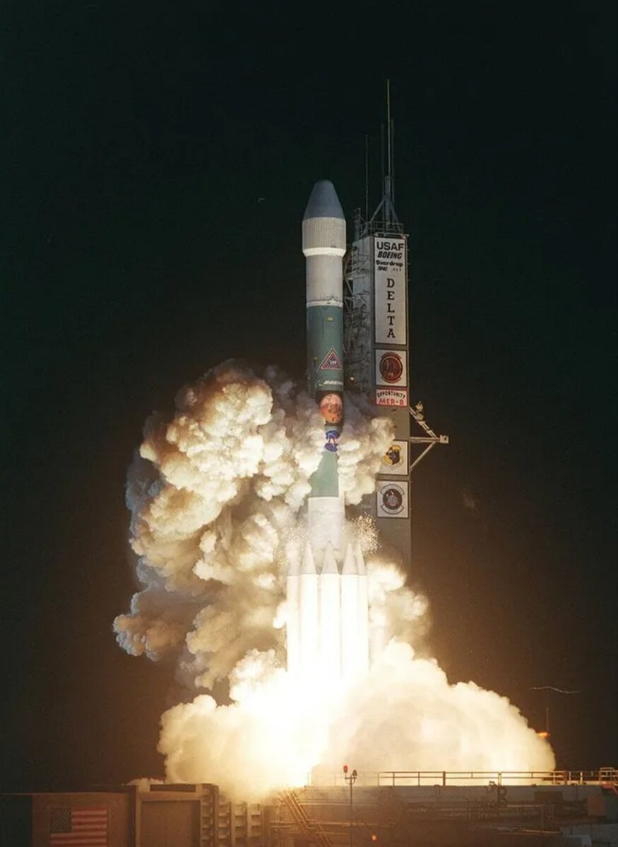 Миссия была запущена в июле 2003 года, и ей потребовалось более шести месяцев, чтобы достичь Марса (Фото: НАСА).