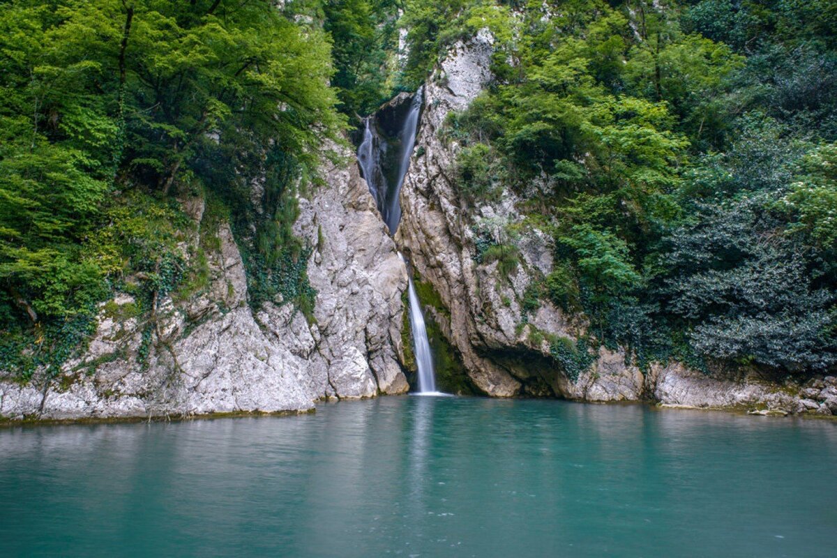 Агурский водопад Сочи