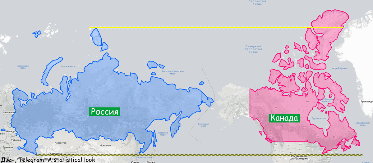 На каких широтах находится Канада, в которой сейчас рекордная жара, по ...