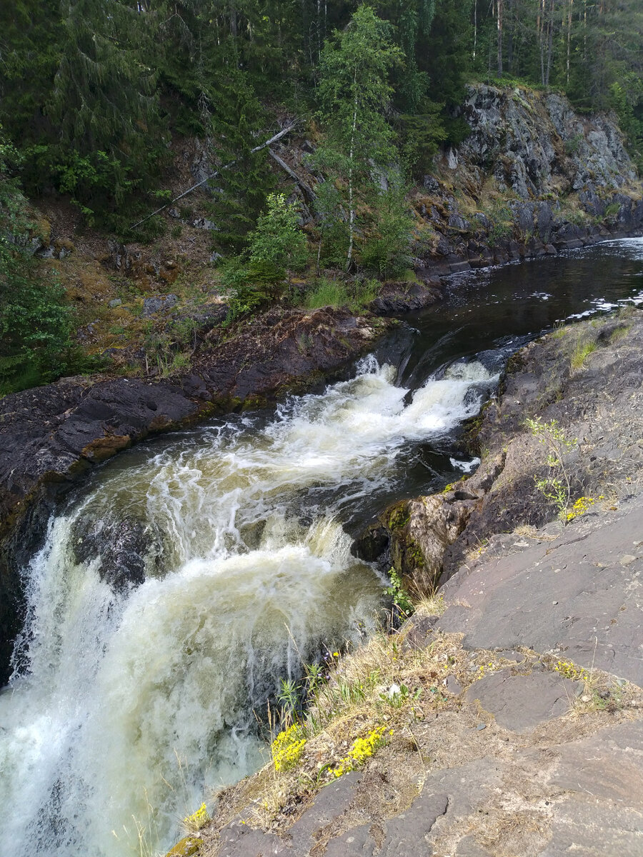 Водопад Кивач. Фото автора