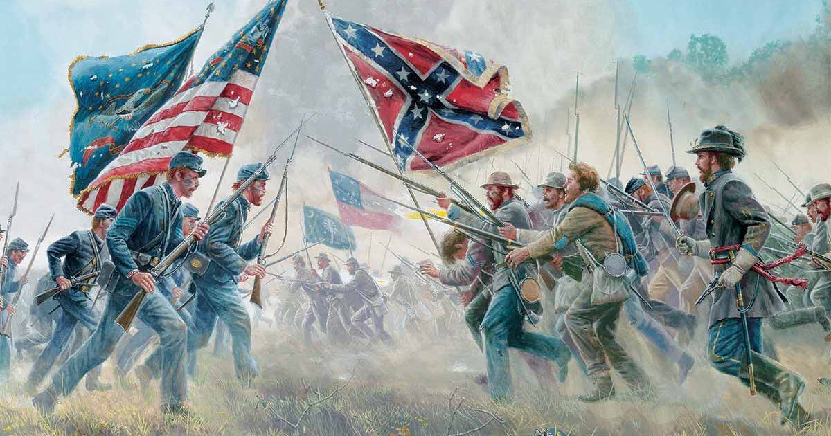 Иллюстрация на тему Гражданской войны в США (1861-1865) (источник фото: Интернет)