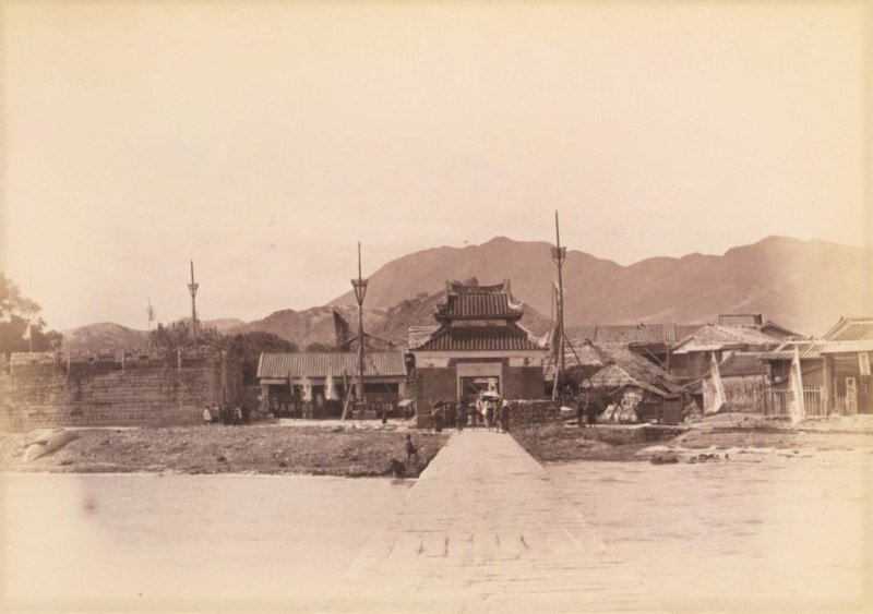 Павильон для официальных встреч города Коулун 1898 год. Фото из открытых источников