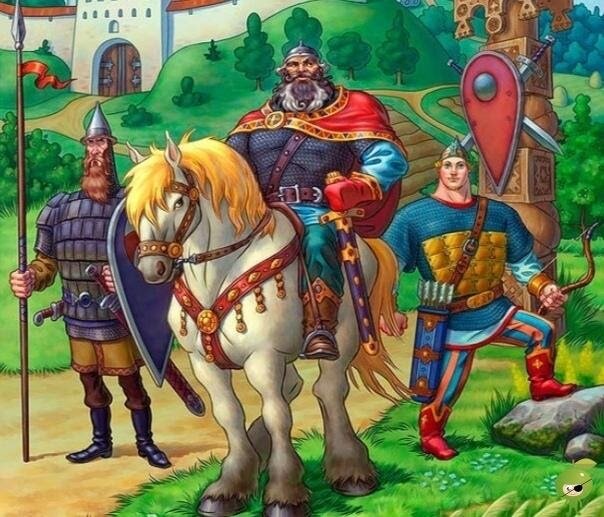 Богатыри земли русской картинки для детей