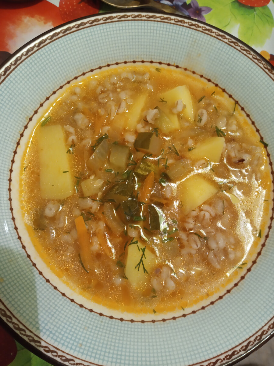 Фото автора. Рассольник.