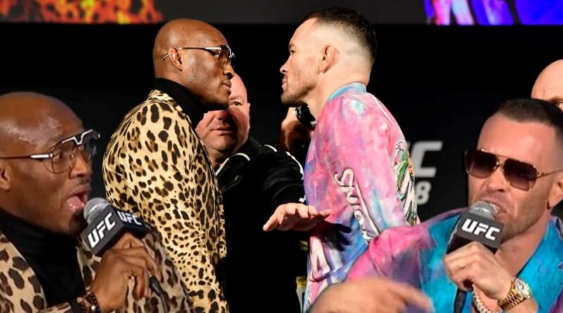 Камару Усман толкнул Колби Ковингтона на битве взглядов после жаркой пресс-конференции UFC 268 (Видео) 