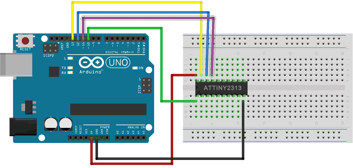 Программатор LC-01 AVR USBASP для Attiny и ATMega