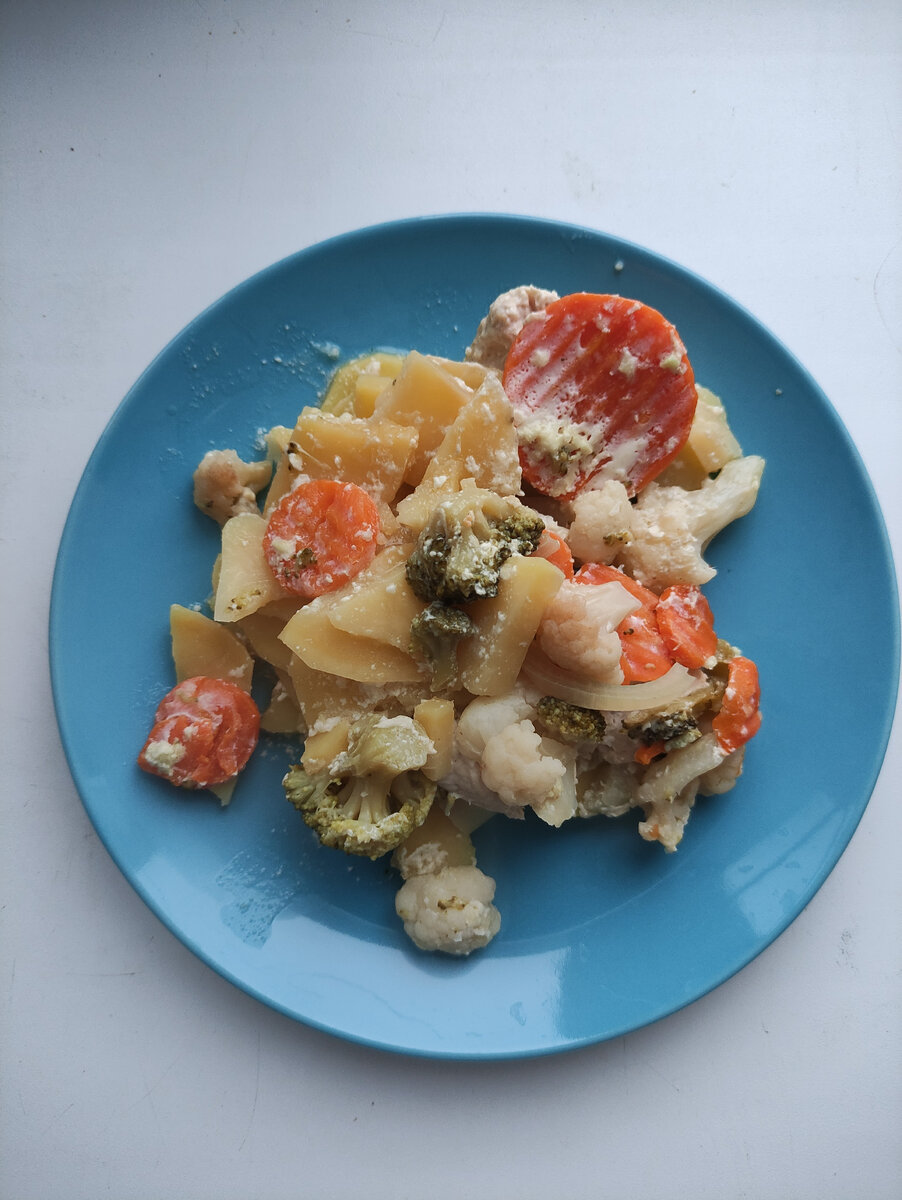 Индейка с овощами, запечённые в духовке