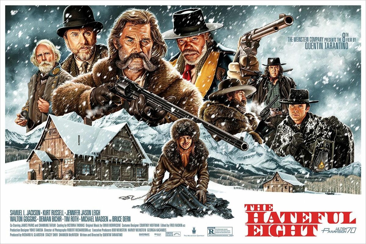 Омерзительная восьмерка (2015) The Hateful Eight. Фото взято с сайта  https://www.kinopoisk.ru/