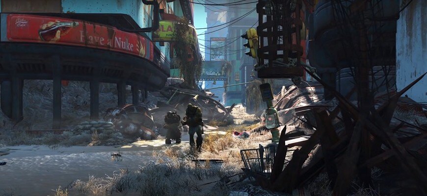Кадр из трейлера геймплея игры Fallout 4, youtube.com/c/bethesda