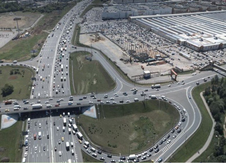 МКАД у ул. Верхние Поля 2018