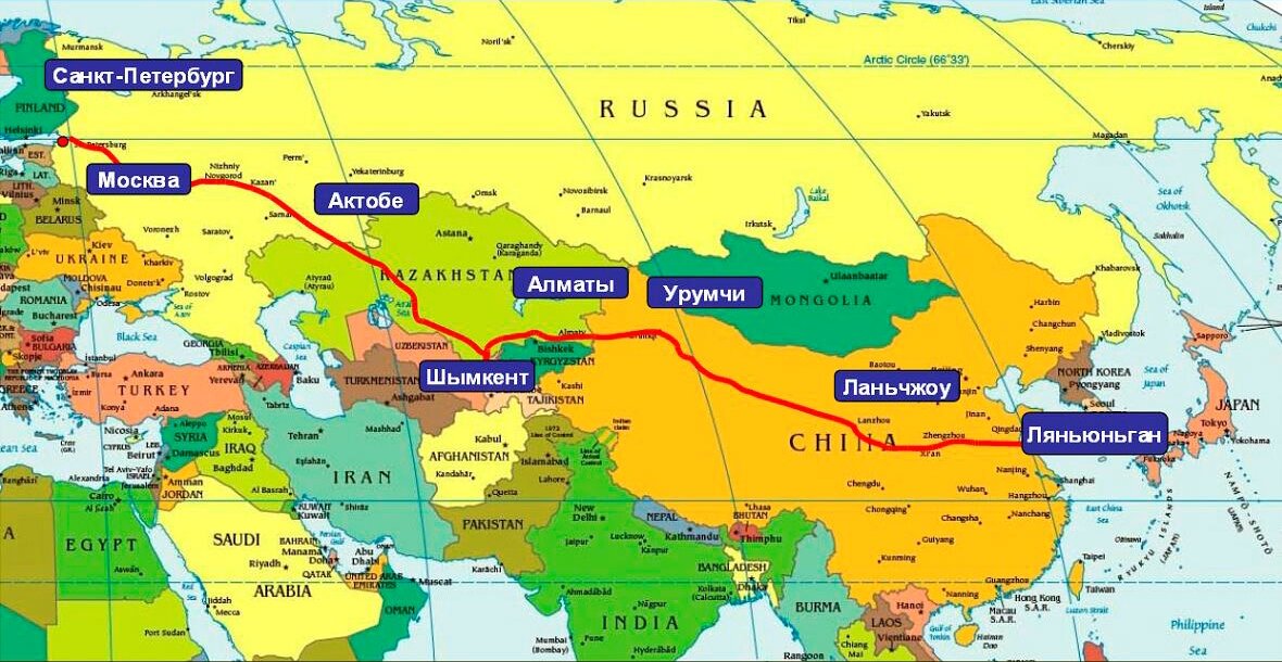 Транспортный коридор "Европа-Западный Китай"