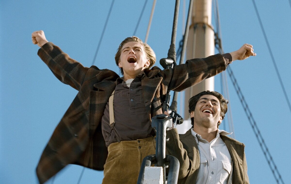 кадр из к/ф "Титаник"