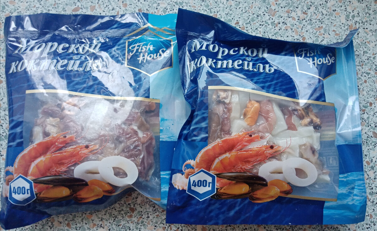 Любим мы морепродукты) так уж завелось в нашей семье, что четверг-рыбный день, ну или морепродуктовый день) Вот и сегодня заранее вытащила из морозилки нужные продукты. 
