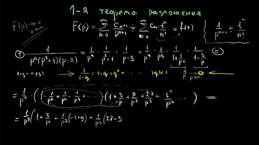 Операционка: 1-я теорема разложения