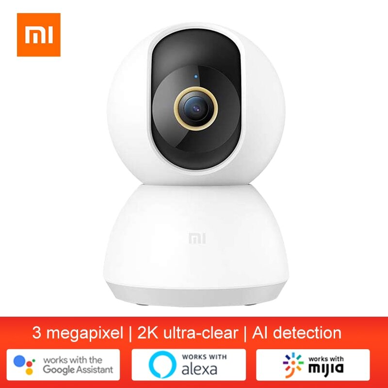 Умная IP-камера Xiaomi Mi, 360 °, 2K, 1296P, угол обзора 360 градусов