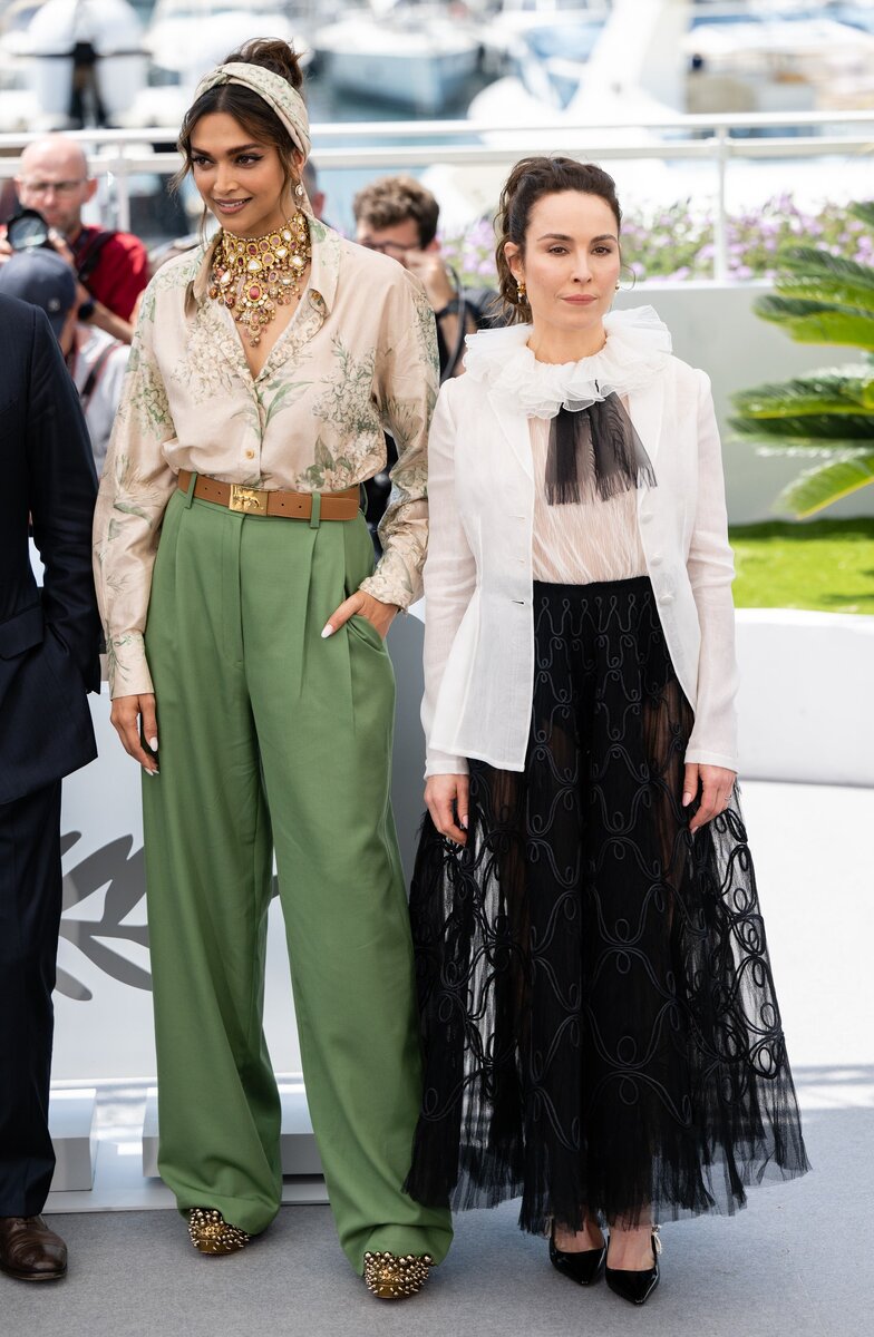 Deepika Padukone in Sabyasachi and Noomi Rapace in Dior Haute Couture