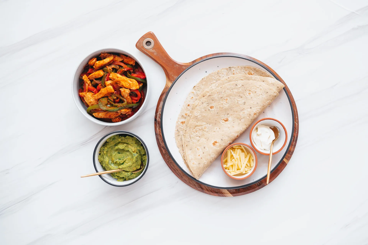 Фахитас из курицы с высоким содержанием белка [правильное питание]