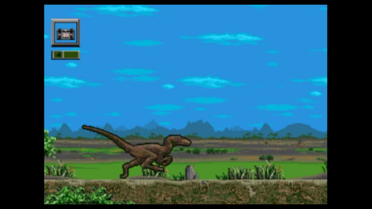 Sega Mega Drive 2 (Smd) 16-bit Jurassic Park Rampage edition Raptor Stage 2  Savanna / Саванна | RVGChanel | Дзен