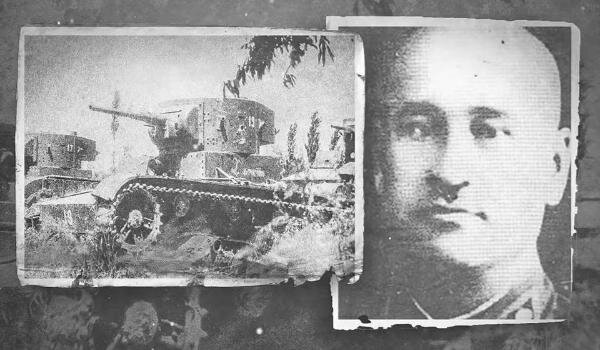 С. К. Осадчий и его танковый таран. Источник фото: ren.tv (https://clck.ru/sDFti)