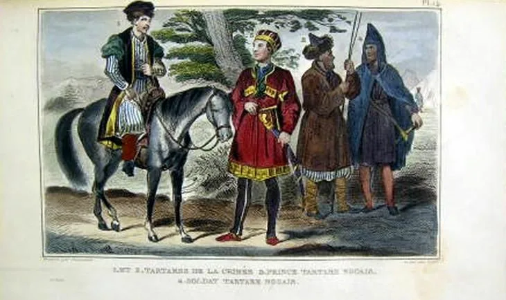 Зарисовка буджакских ногайцев.