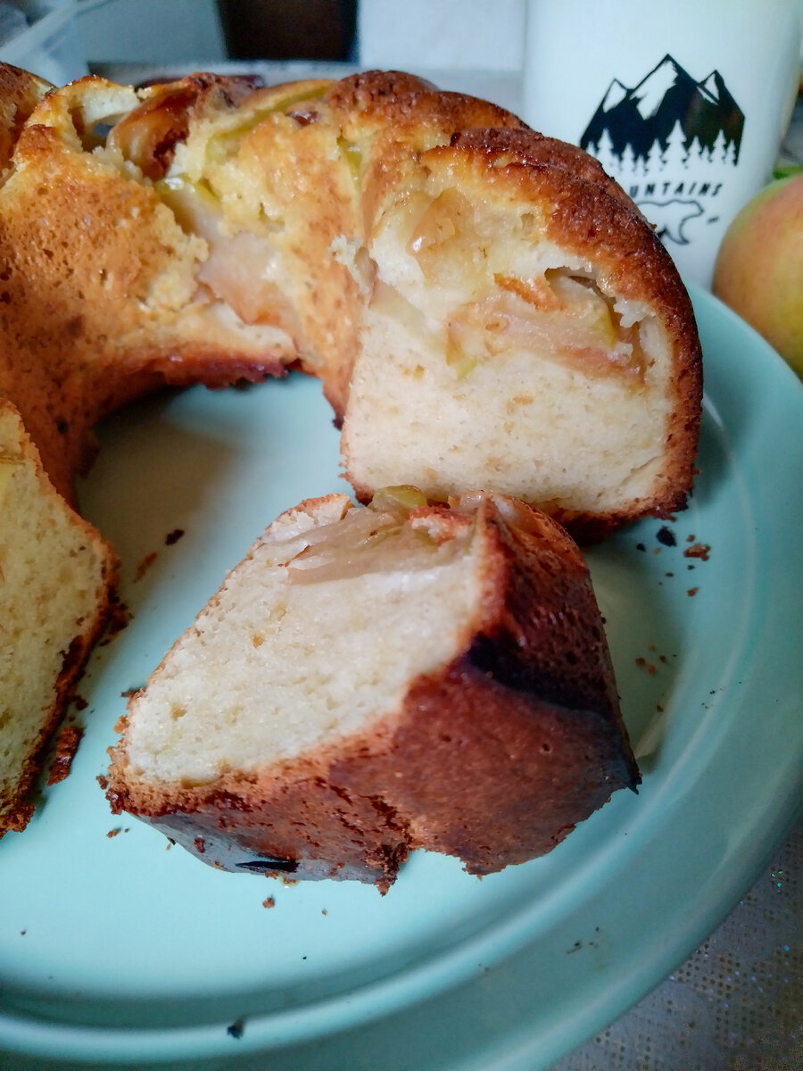 Творожная шарлотка