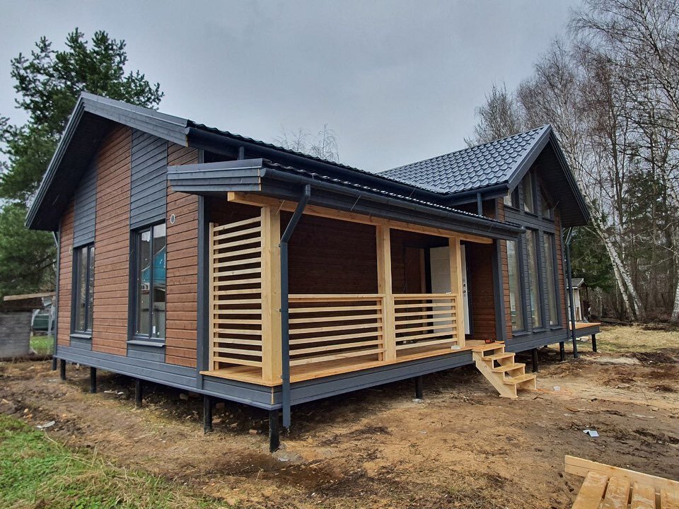 Сезонный каркасный дом