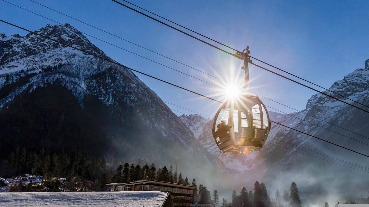    В декабре в Домбае открывается горнолыжный сезон.Фото: pixabay.com