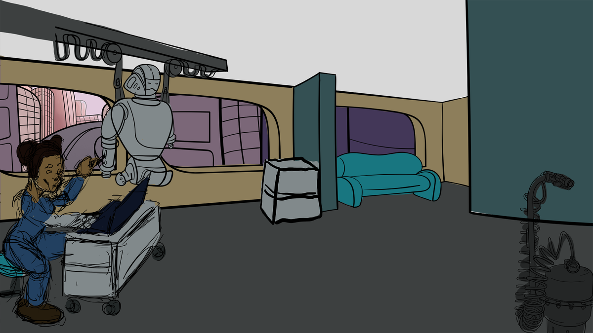 А вот так она выглядела сначала