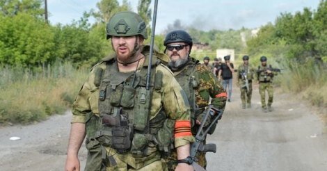 Бойцы "Ахмата" на фронте. Фото из открытых источников.