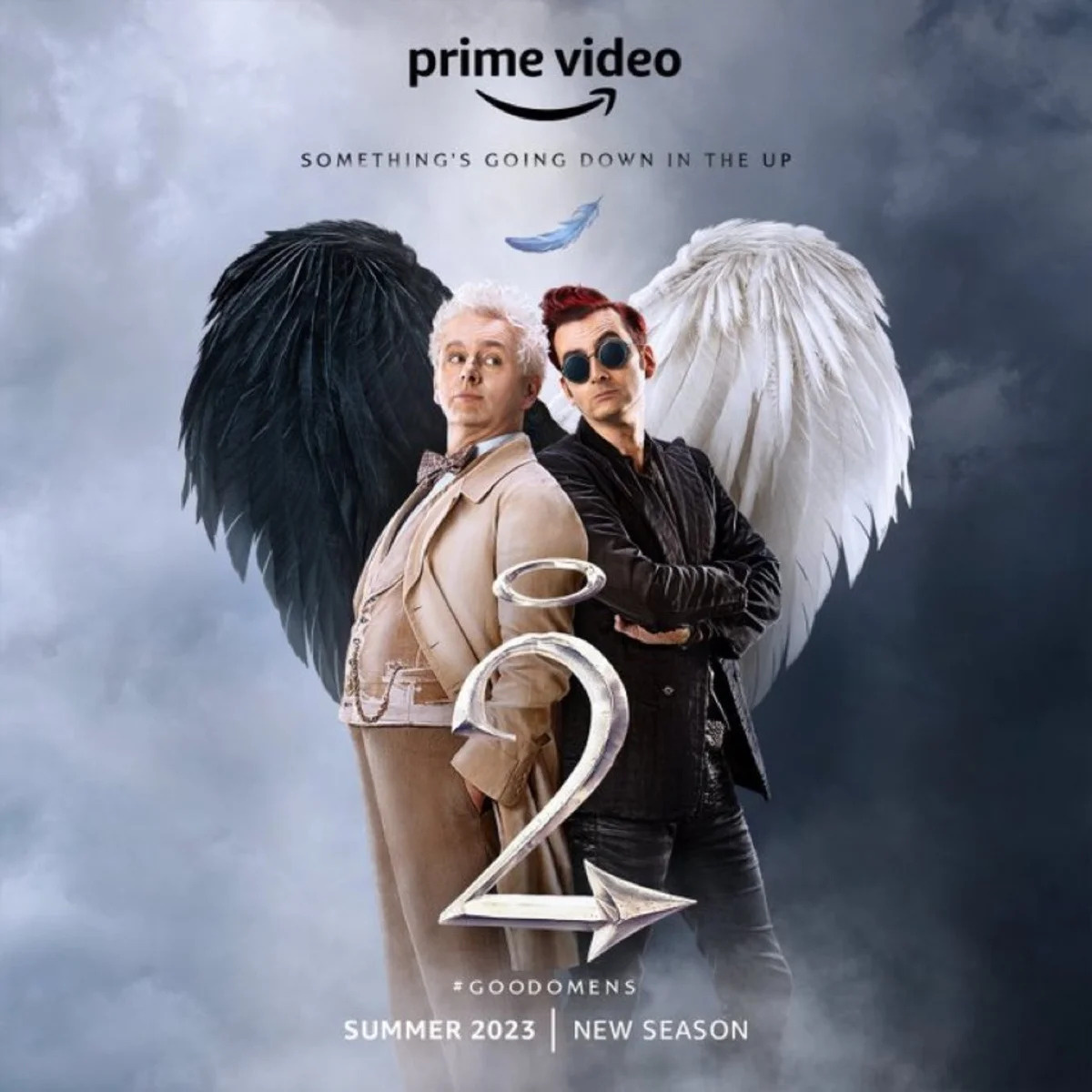    постер второго сезона сериала "Благие знамения"